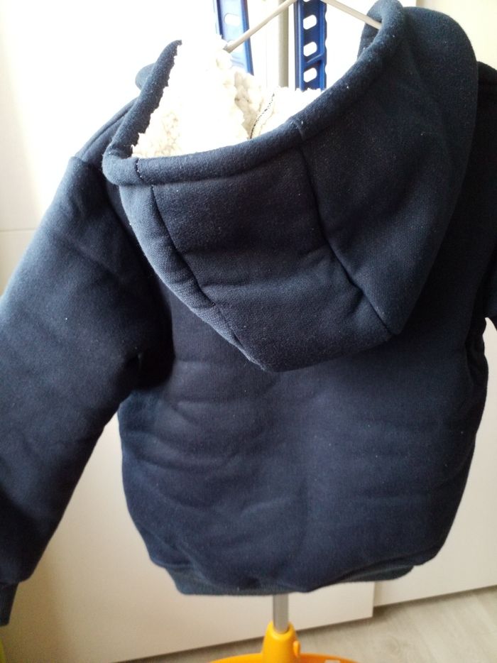 Veste sweat fourrée à capuche - photo numéro 3