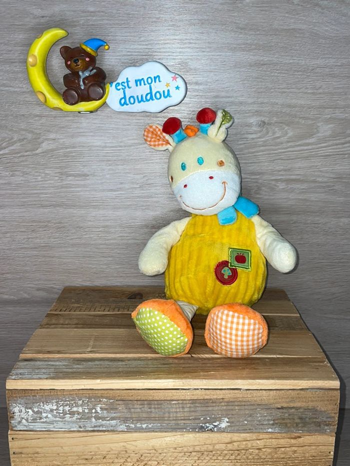 MD165 doudou girafe 🦒 mots d’enfants