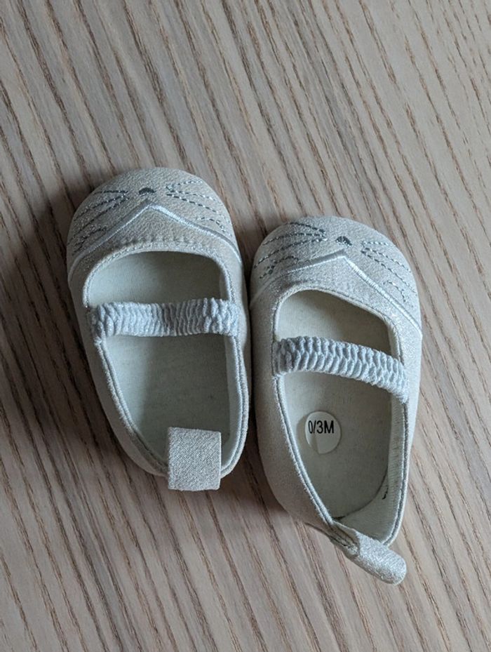 Ballerines chat bébé fille - photo numéro 2