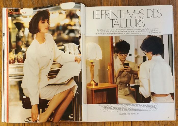 Ancien magazine Madame figaro Mireille Mathieu 1985 N°12603 vintage - photo numéro 11
