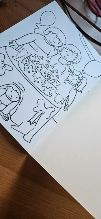 Sticker and colour fun