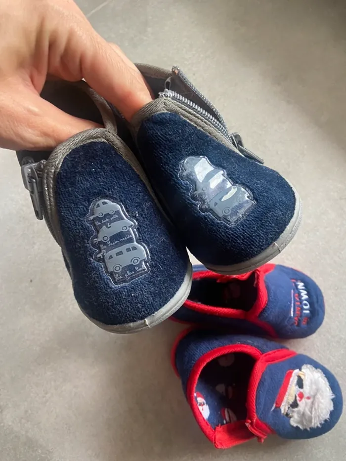 Lot 2 chaussons bébé Tissaia - photo numéro 9