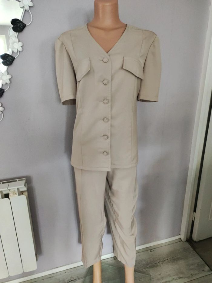 Tailleur pantalon vintage grande taille