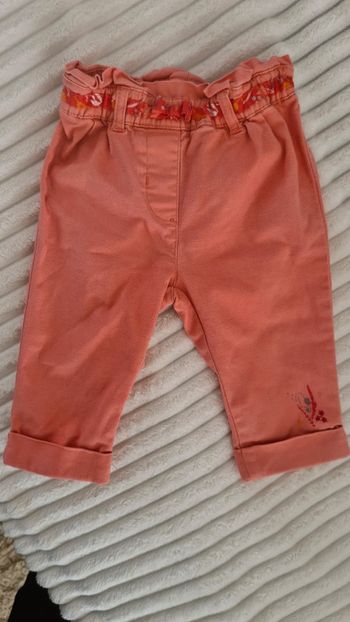 Pantalon corail 6M fille