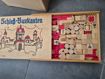 Jeu construction château bois