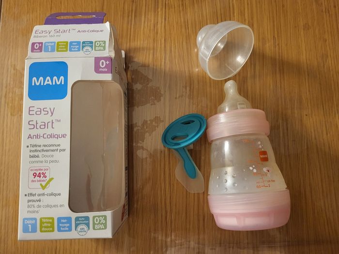 Biberon anti - collique