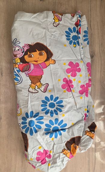 💜🌸 housse de matelas une personne Dora 🌸💜