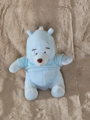 peluche porte clef Winnie bleu