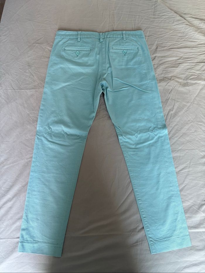 Pantalon Sisley vert eau - photo numéro 2