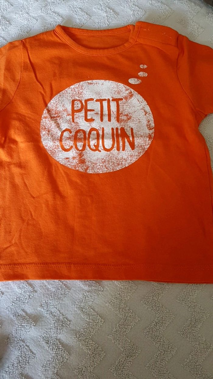 Lot t shirt 12mois - photo numéro 2