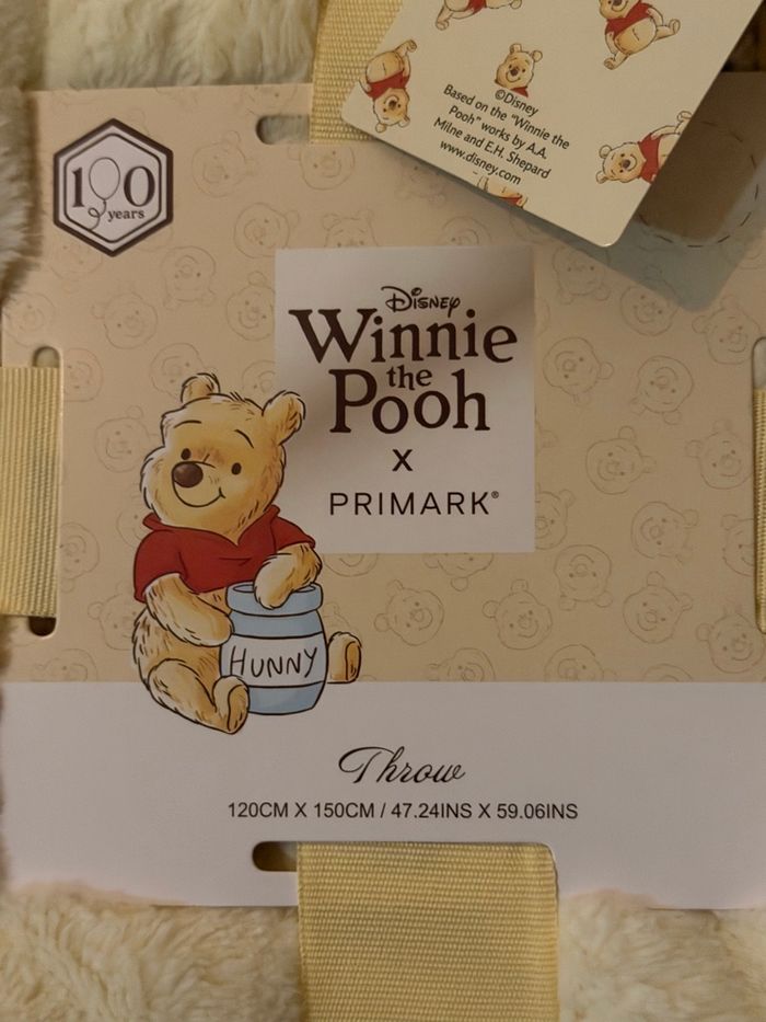 Ensemble plaid -Doudou-Hochet Winnie l’ourson neuf Disney - photo numéro 7