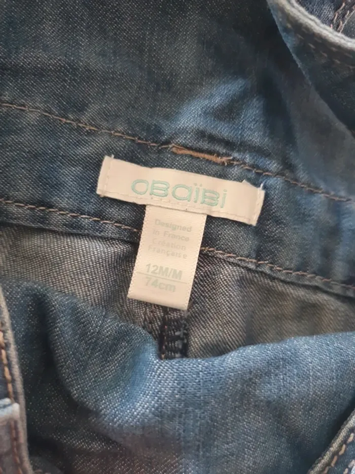 Salopette jeans Obaibi - photo numéro 6