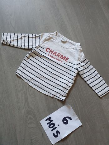Maillot t-shirt 6 mois garçon