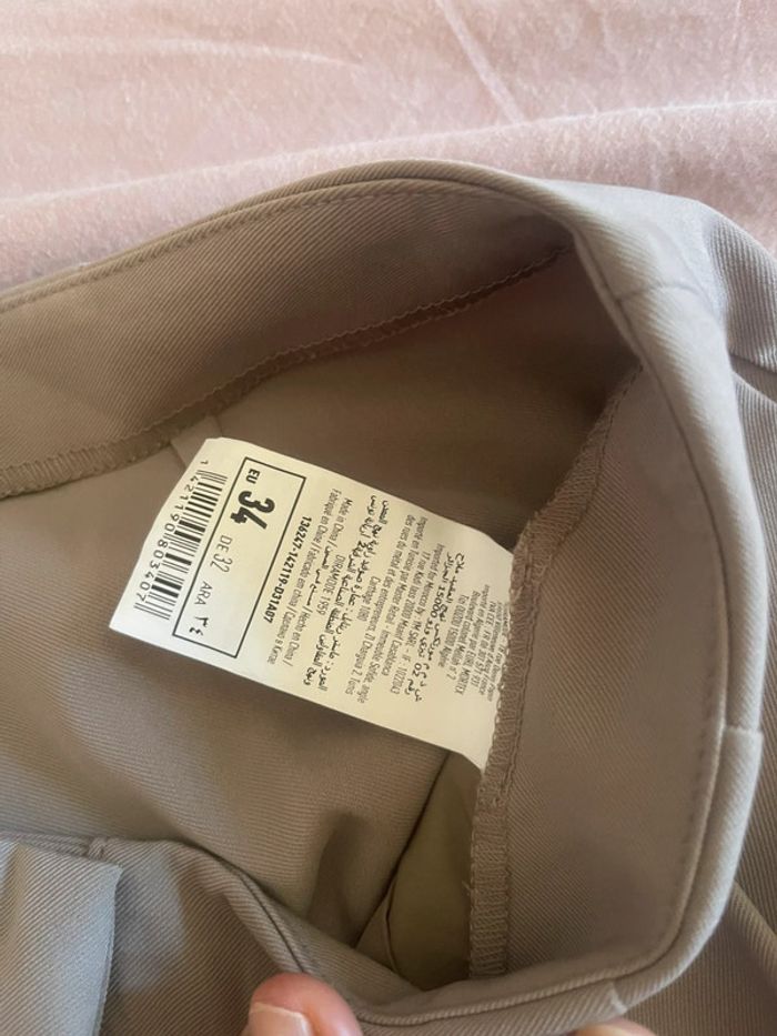 Pantalon tailleur à pince Pimkie couleur greige - photo numéro 4