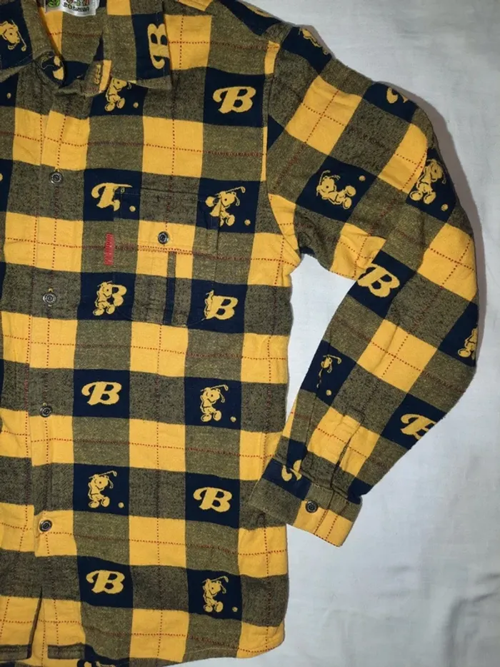 Chemise à carreaux et à motifs vintage boshiwa - photo numéro 3