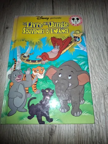 Livre le livre de la jungle  souvenirs d'enfants