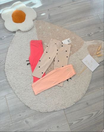 Lot 3 leggings neuf fille 3-4 ans