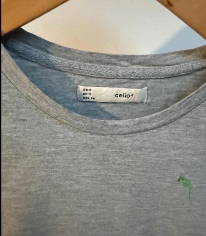 T-shirt gris homme S ou 36 Celio - photo numéro 2