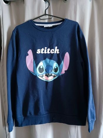 Pull marine Stitch Disney Primark Taille L40-XL42