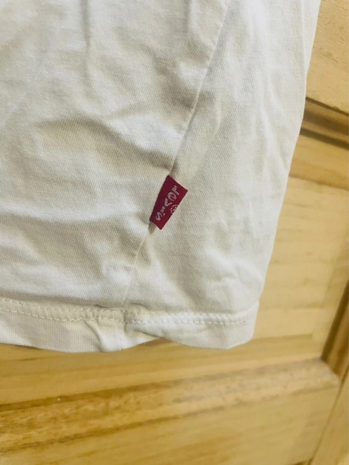 T-shirt Levi’s blanc logo rouge – Taille XXS - photo numéro 6