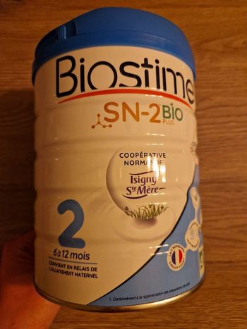 Lait infantile bio 2ème âge 