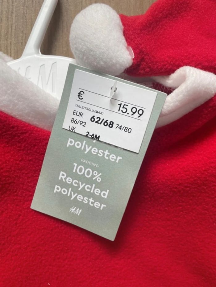 Pyjama de Noël H&M 3 6 mois - photo numéro 3