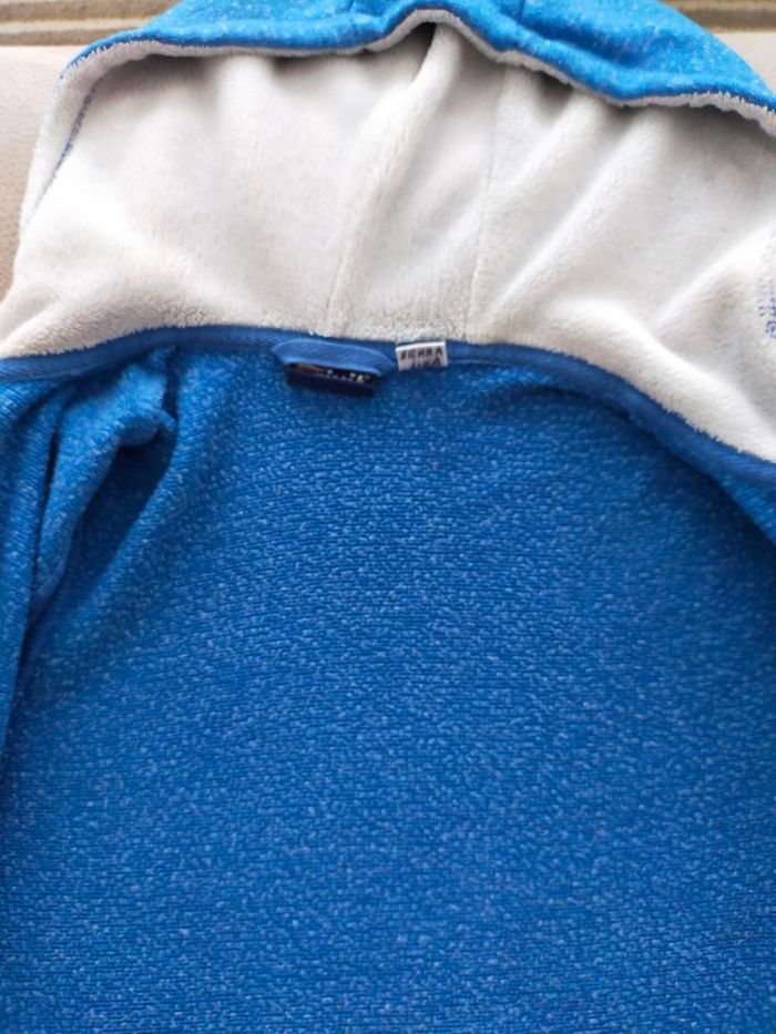 Veste/gilet zippée bleue chaude à capuche garçon 8/ 10ans  CRIVIT SPORTS by Lidl - photo numéro 5