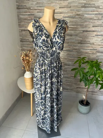 Robe longue matière très extensible