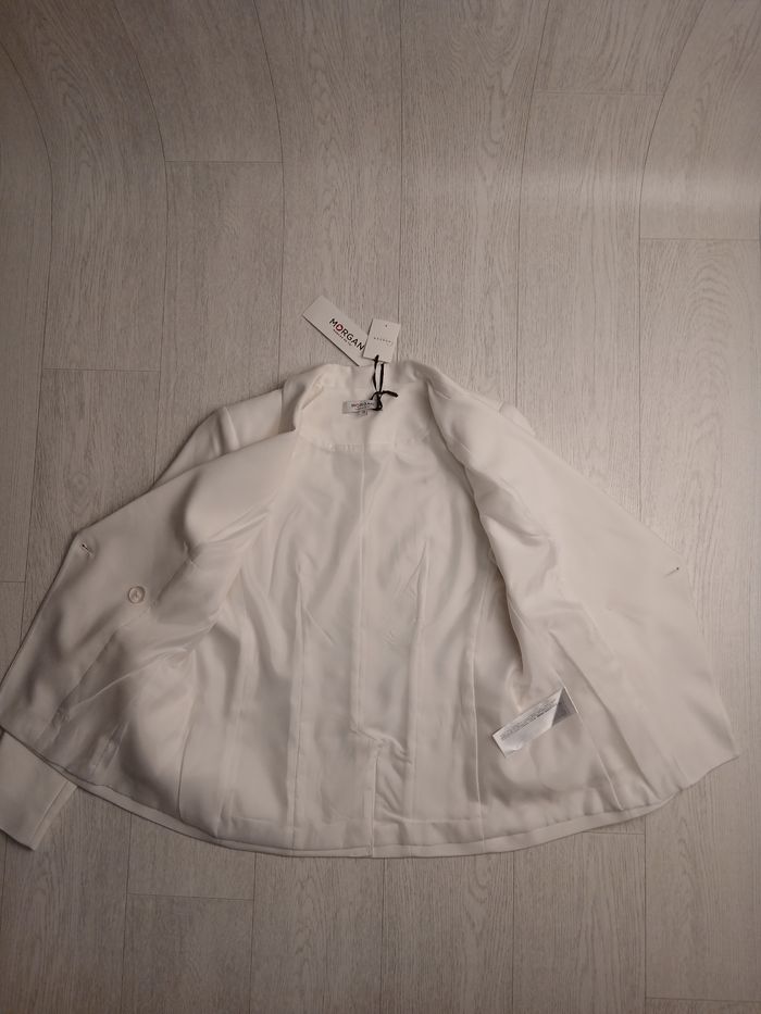 Blazer Morgan blanc Taille 38 - photo numéro 4