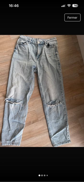 Pantalon à trous