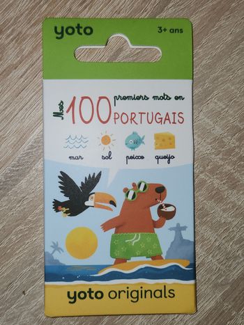 carte yoto 100 mots en portugais