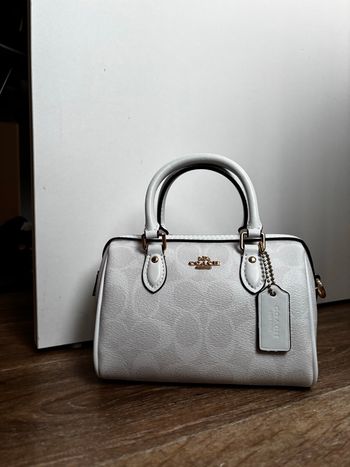 Sac mini rowan coach blanc 