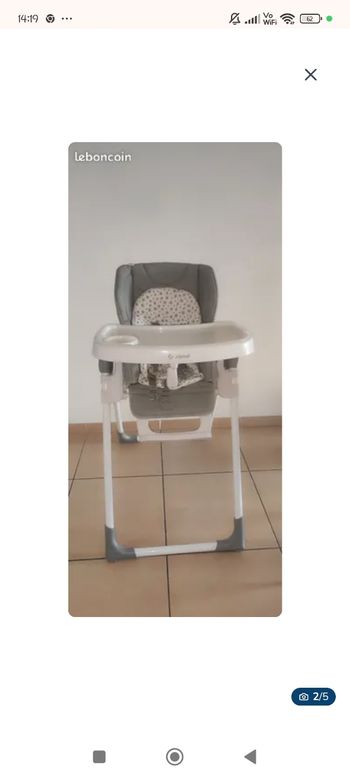 Chaise haute jané