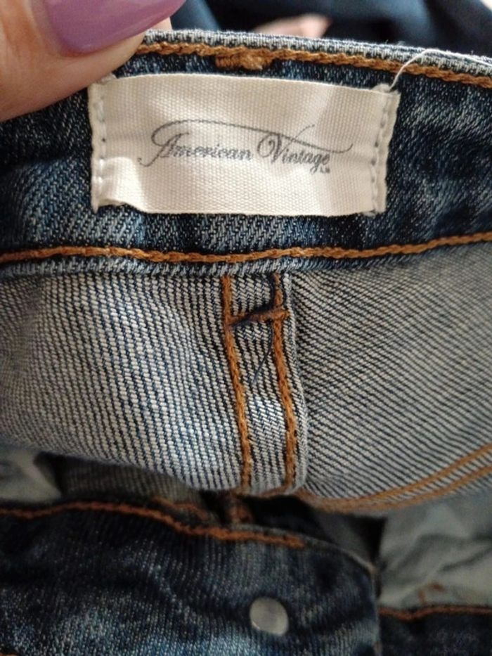 C40 jeans marine American Vintage W25 - photo numéro 3