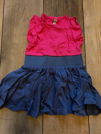 Belle robe TAO rose et bleu 6 mois