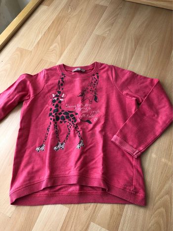 Sweat-shirt Lisa rose 8 ans