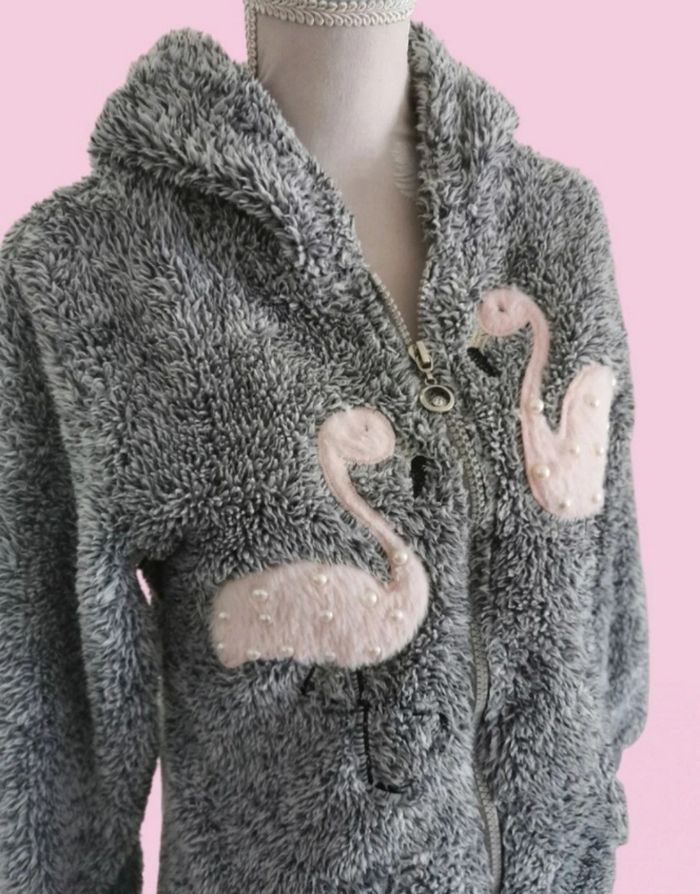 Veste en pilou flamants et perles Seagull 10 ans - photo numéro 3