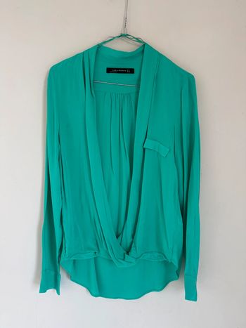 Blouse cache-coeur Zara