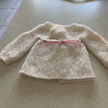 Brassière tricotée main