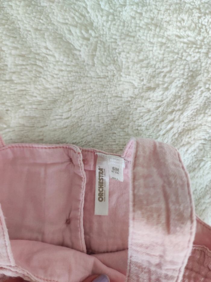 Combishort rose pâle 6 mois - photo numéro 3