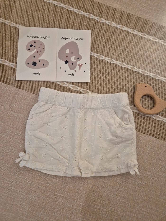 Short blanc effet dentelle Orchestra 23m