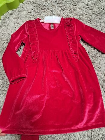 Robe en velours neuve 23 mois