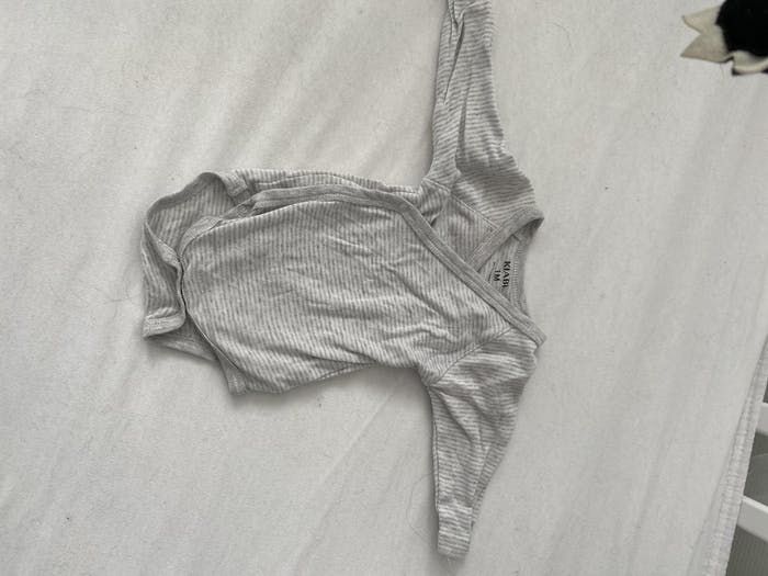 Bodie gris à manche longue