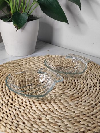 Coupelles coquillages en verre