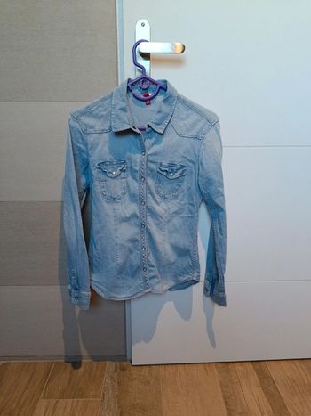 Chemisier effet jean taille 34 divided