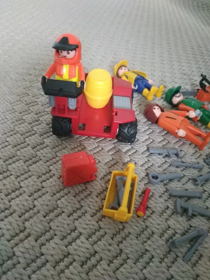 Playmobil personnages et outils - photo numéro 2