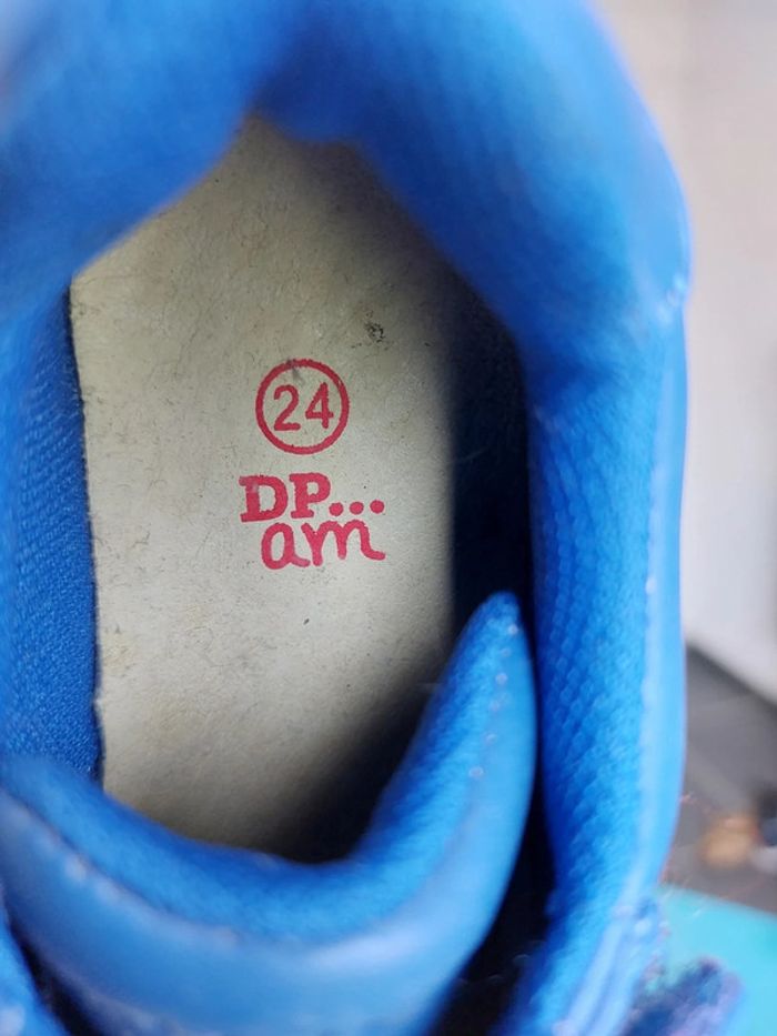 Baskets scratch DPAM T24 bleu roi - photo numéro 4