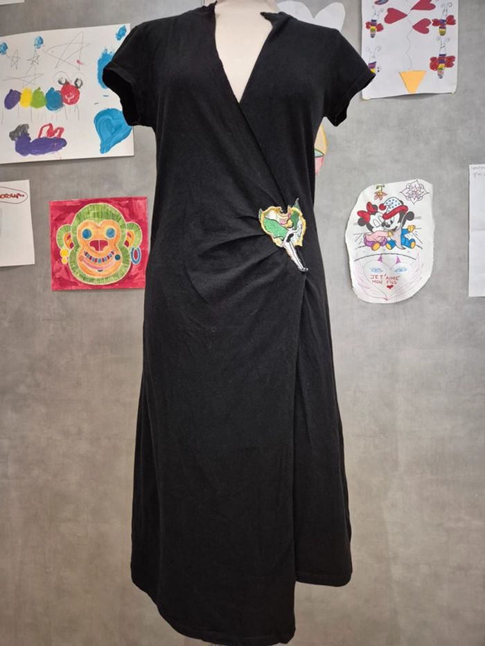 Robe noire #coton #sanmarina M - photo numéro 12