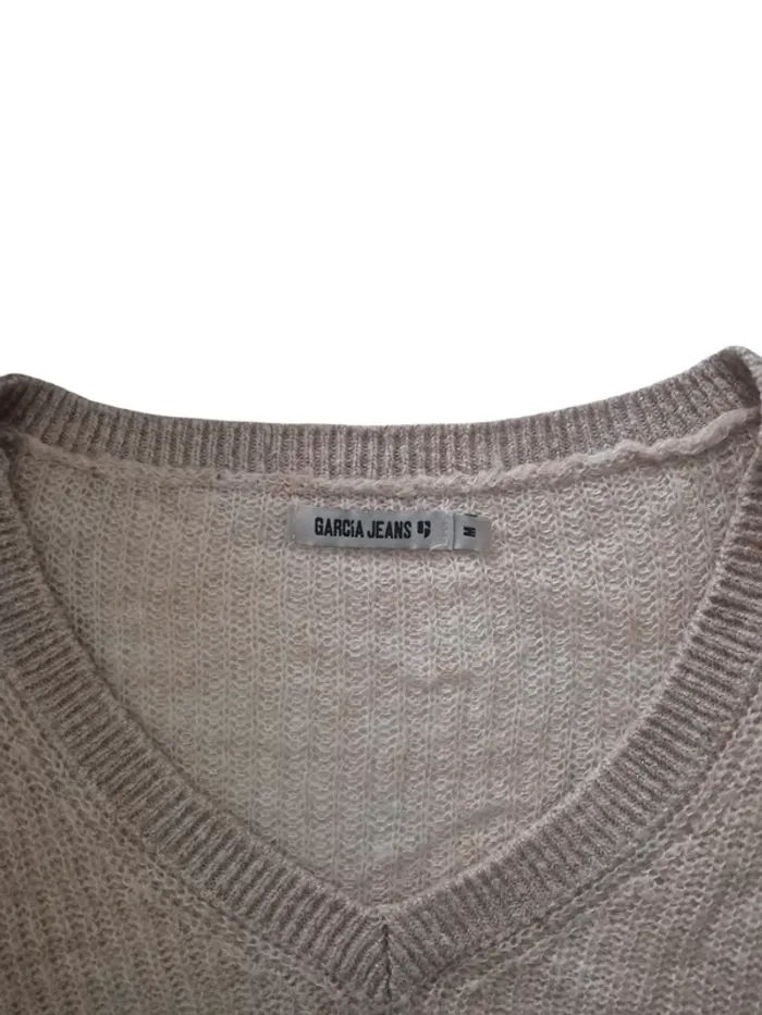 Pull léger maille rose - Garcia Jeans - photo numéro 3