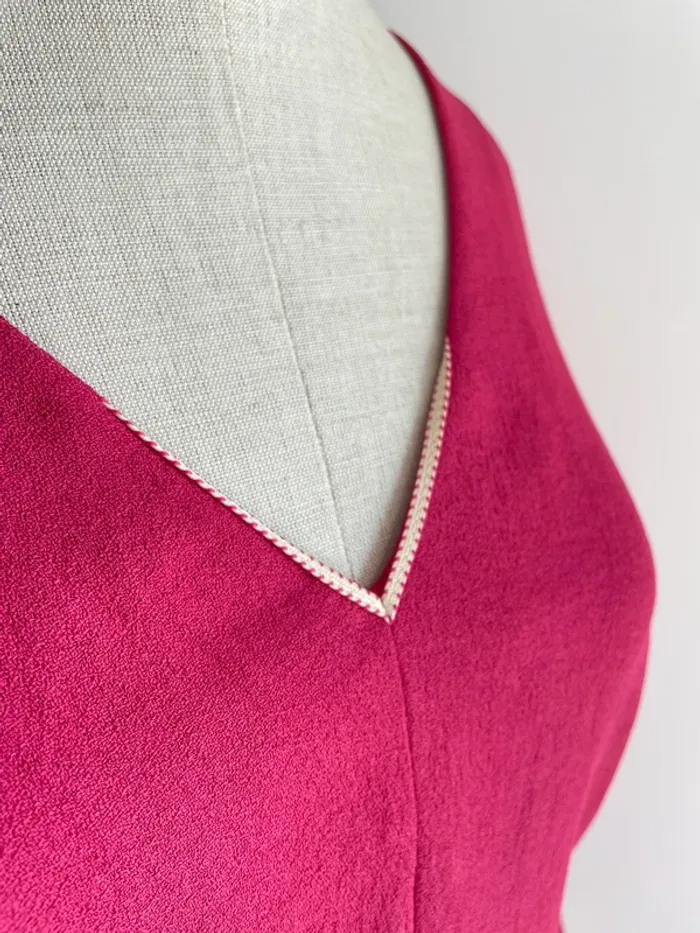 Robe fuchsia framboise Maje T.2 - photo numéro 5